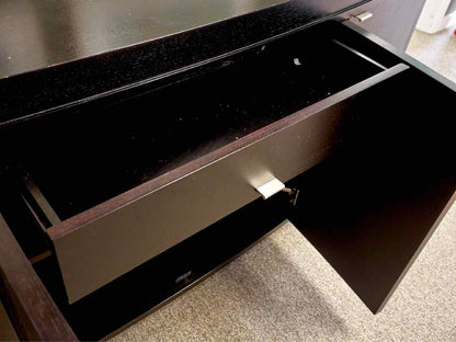 Crate & Barrel Ebony Finish Sideboard