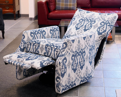 Pair of Arhaus Swivel Recliners