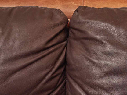Italsofa Brown Bonded Leather  Loveseat