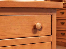 Pine 3 Drawer Side Table