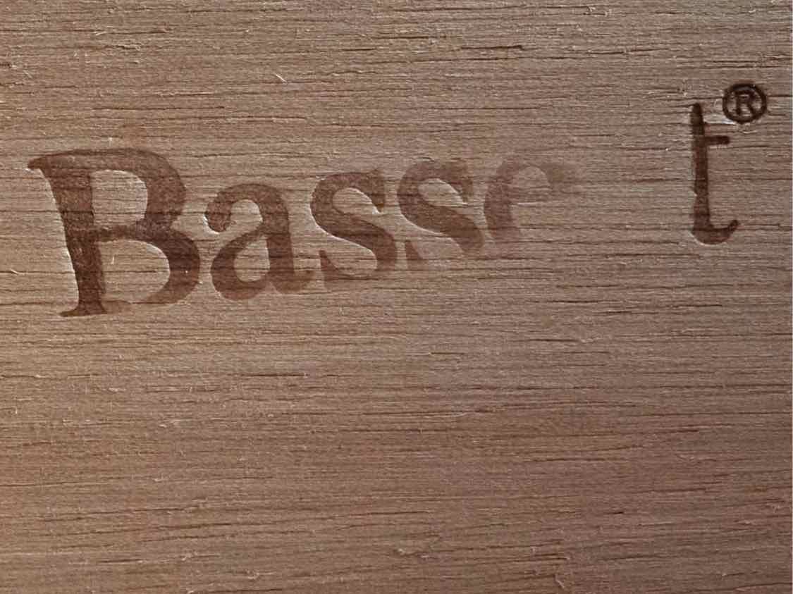 Bassett Cherry Double Dresser with 9 Drawers &  Brass Chippendale Pulls