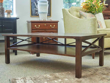 Ethan Allen Walnut Finish Stain Cocktail Table