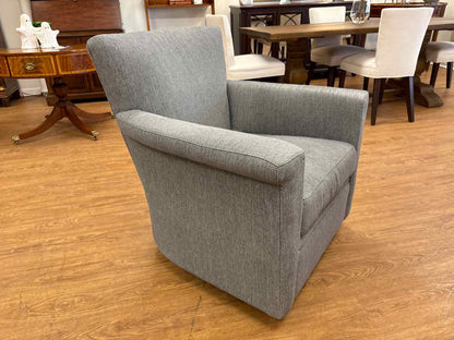 Pair of Crate & Barrel 'Declan' Swivel Chairs
