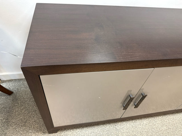 Four Door Two Tone Media Console