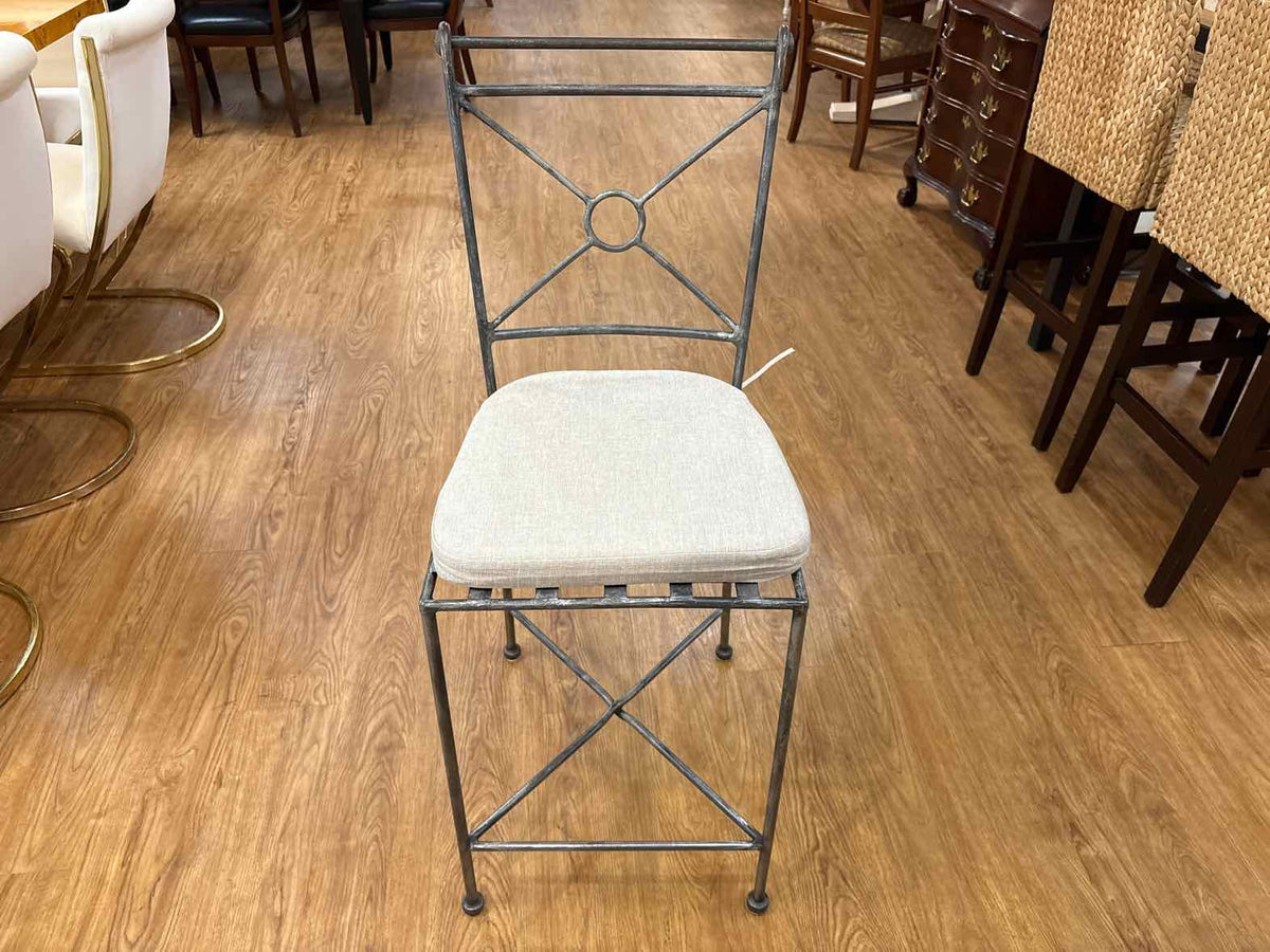 Set of 4 Iron Counter Stools