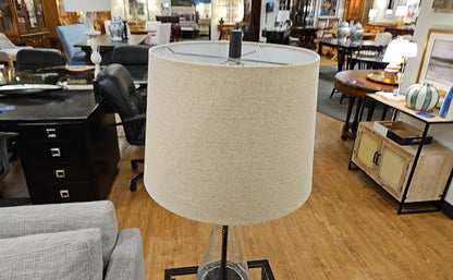 'Ketter Bronze' Glass Table Lamp