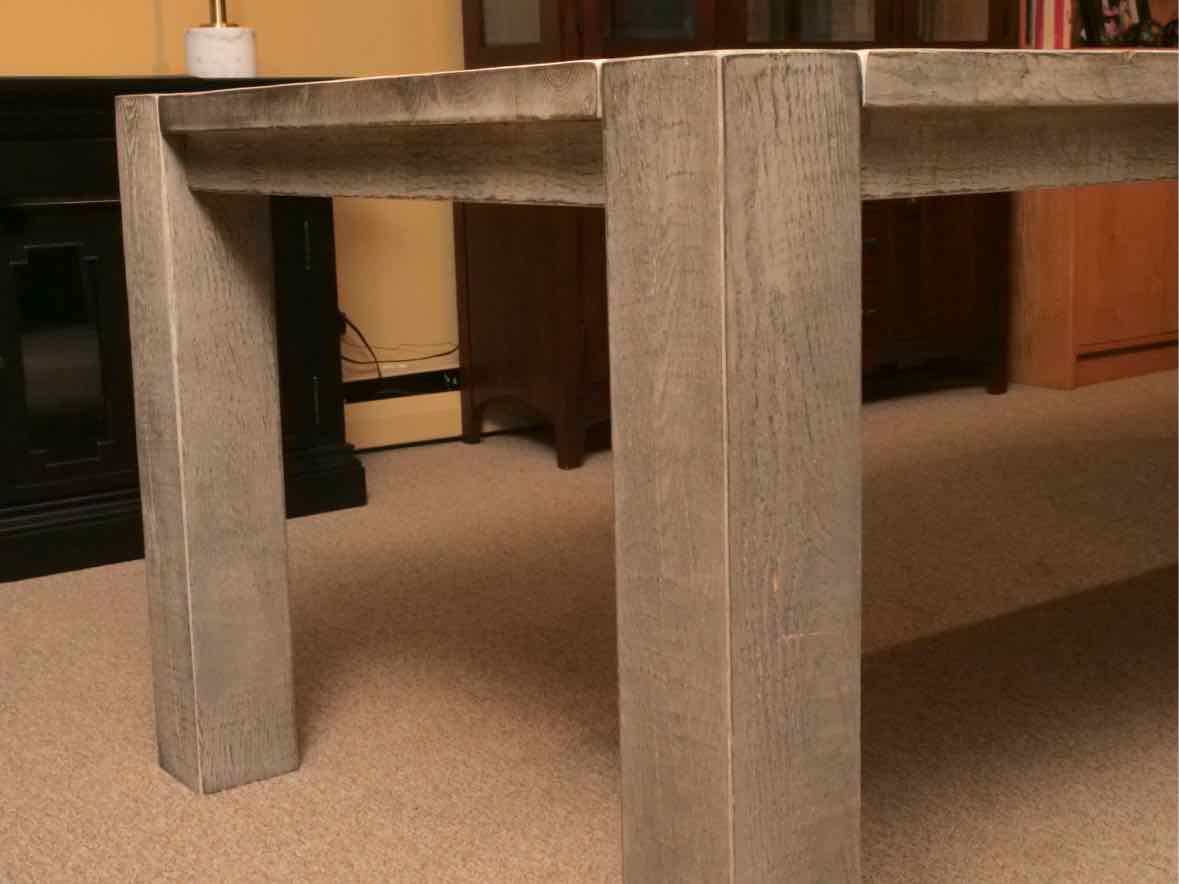 Restoration Hardware  Reclaimed Oak Parsons Dining Table