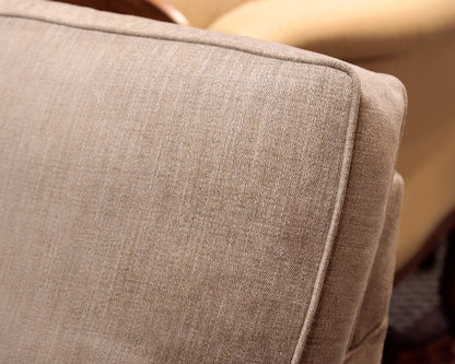 Century Furniture Three Cushion Gray Sofa