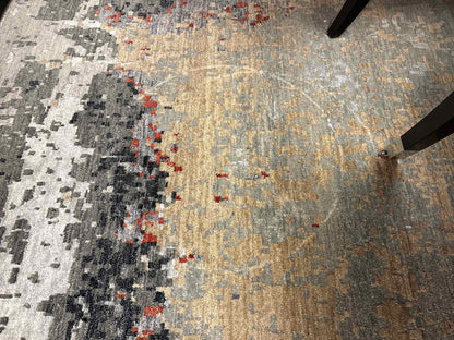 10' x 14' Hand Woven Abstract Area Rug