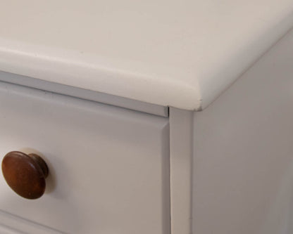 White Finish 3 Drawer Dresser