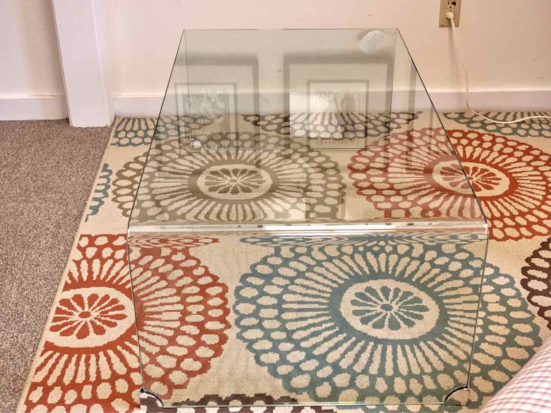 Safavieh Glass Waterfall Coffee Table