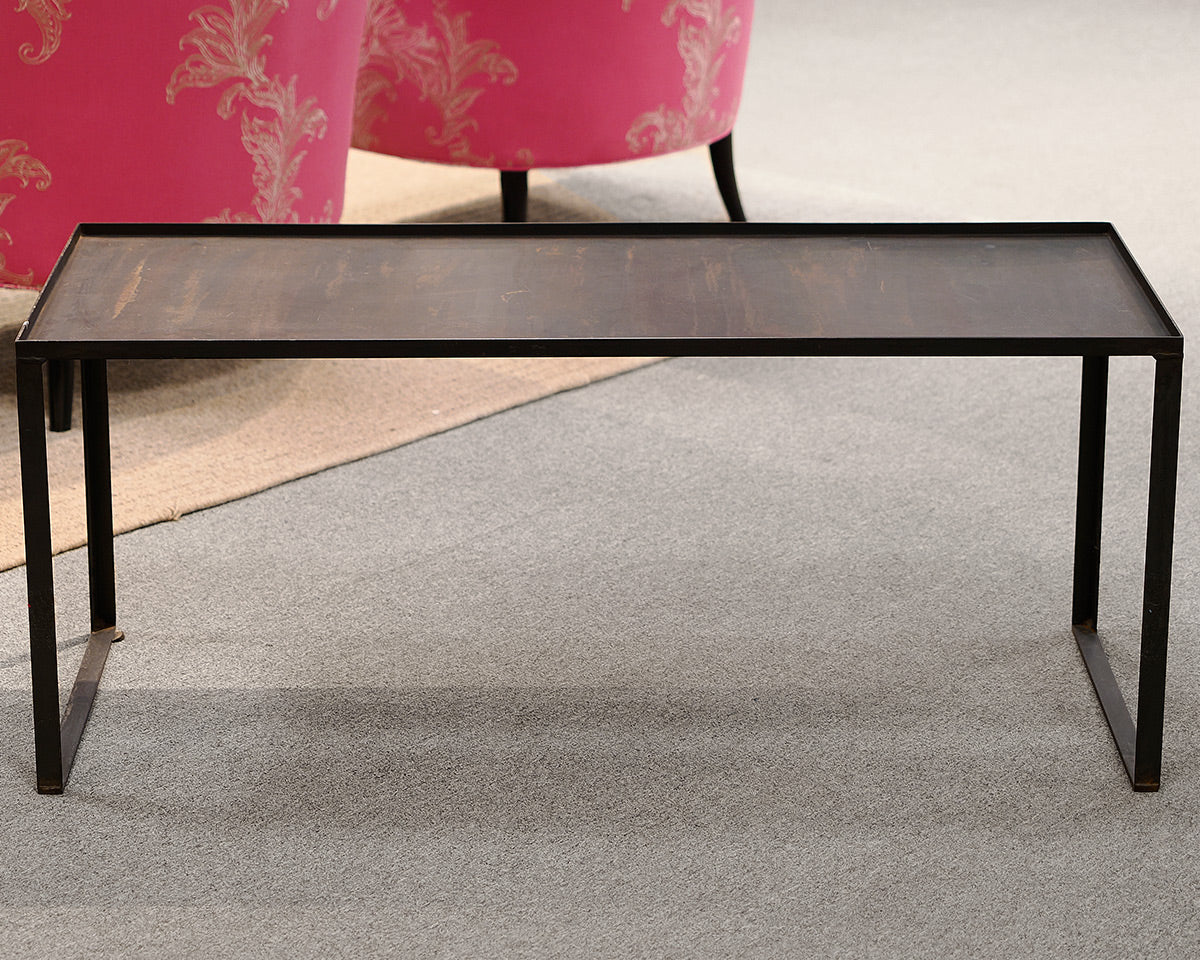 Metal Rectangular Cocktail Table