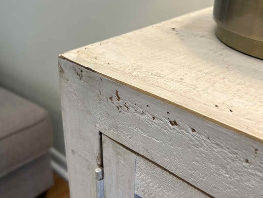 Rustic Off-White Farmhouse Sideboard
