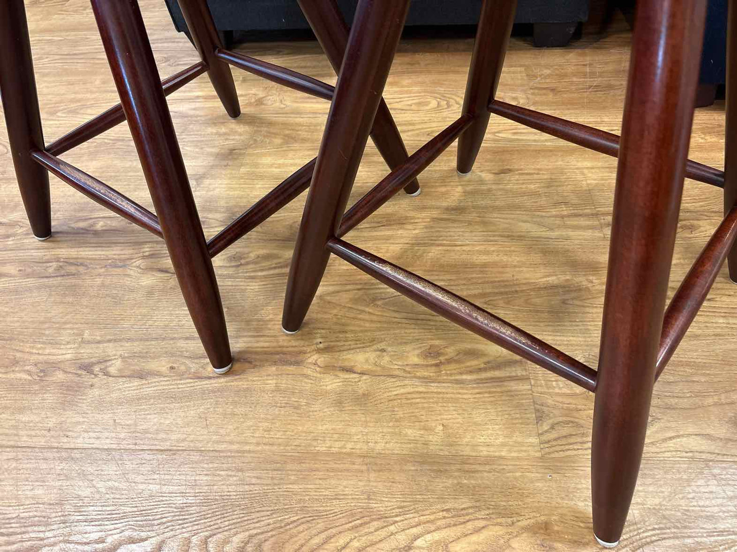 Pair of Canadel Swivel Counter Stools
