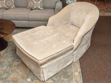 Custom Upholstered In 'Champagne Ivory' Chaise