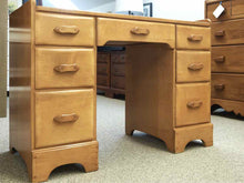 Thomas Beals Sugar Maple 7 Drawer Desk with Maple Gallery Top