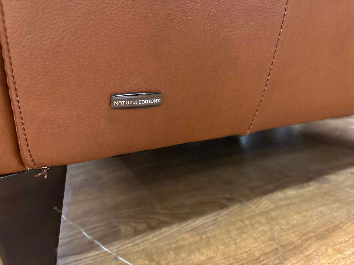 Natuzzi 3-Seat Leather Sofa