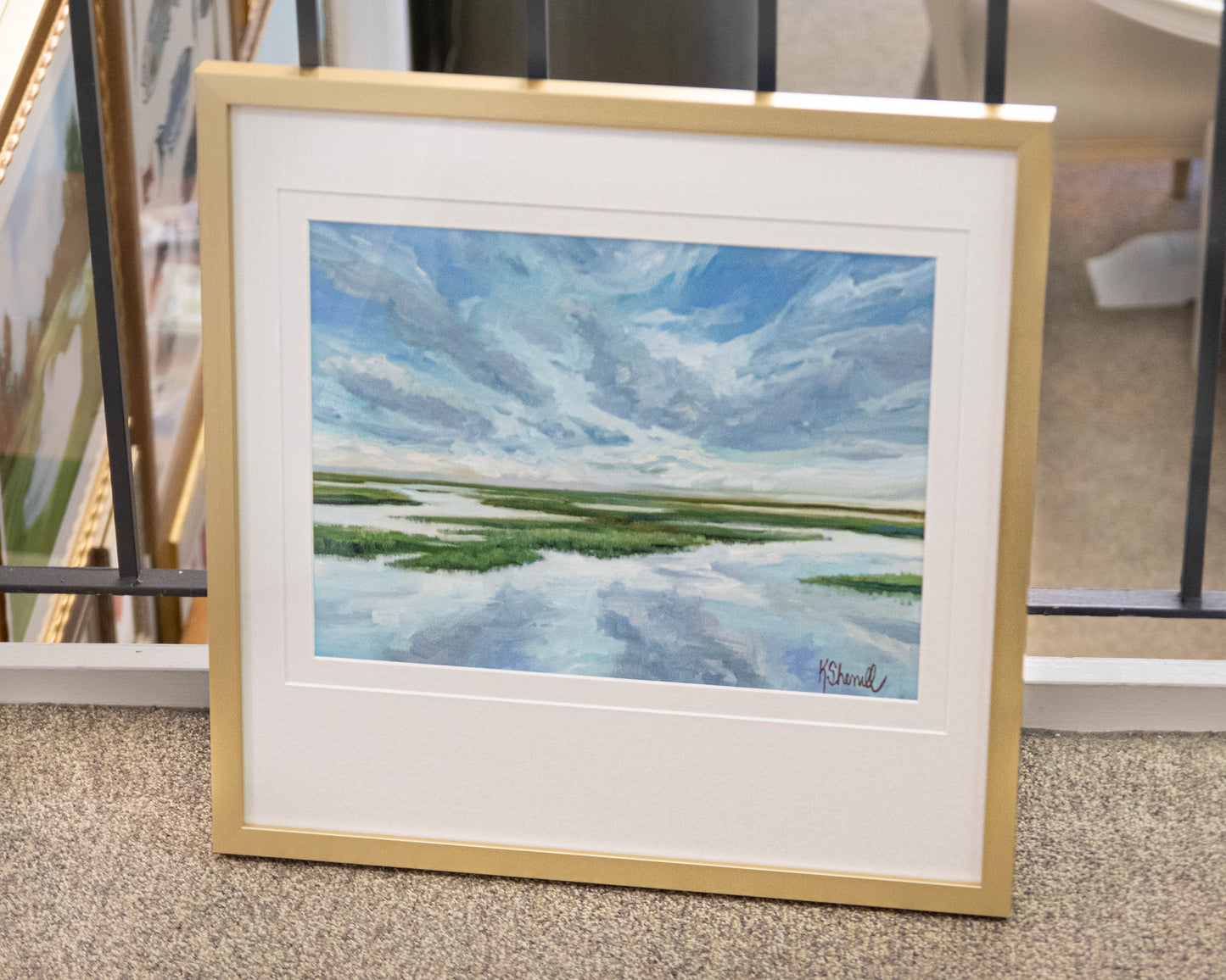 'Saltmarsh 3' Framed Print