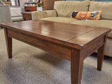 Jofran Lift-Top Coffee Table in Dark Finish Oak