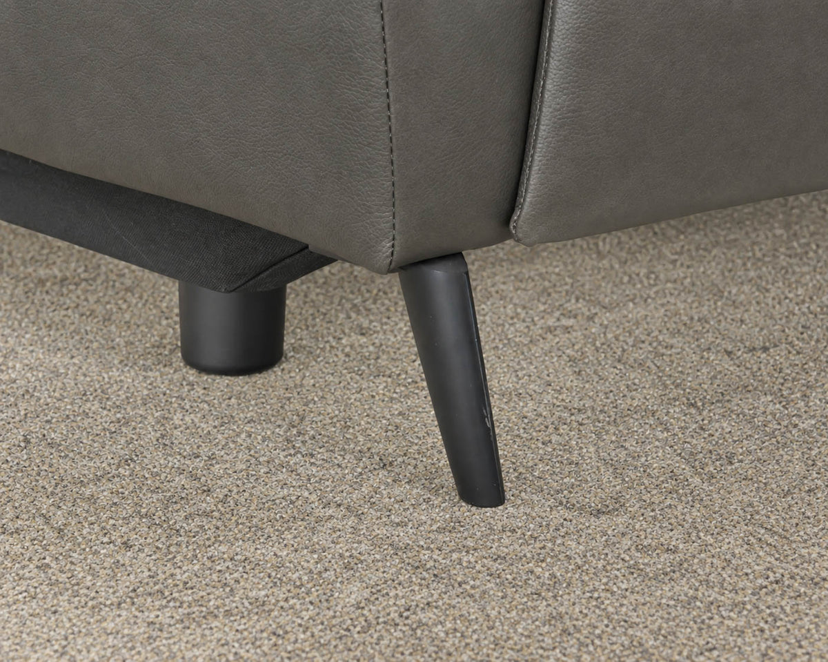 La-Z-Boy Power Reclining Sofa Upholstered In Grey Leather
