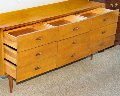 Dixie Mid Century Triple Dresser