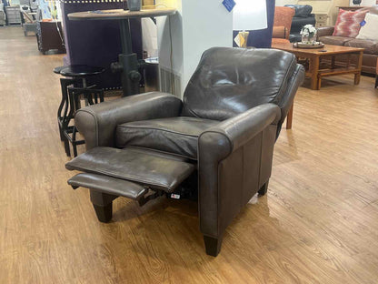 Boston Interiors Dark Brown Leather Recliner