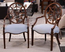 Pair of Ethan Allen Spider Back Arm Chairs