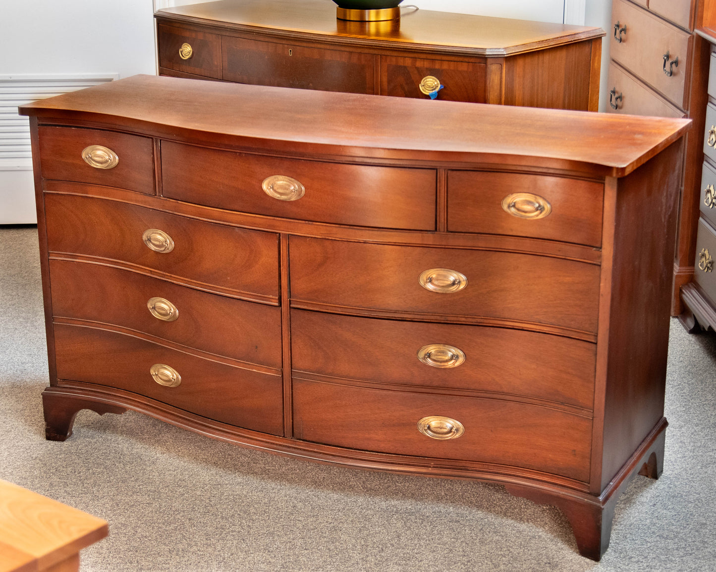 Dixie Serpentine Front Dresser