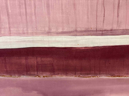 Mauve & White Abstract Art