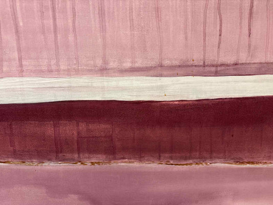 Mauve & White Abstract Art