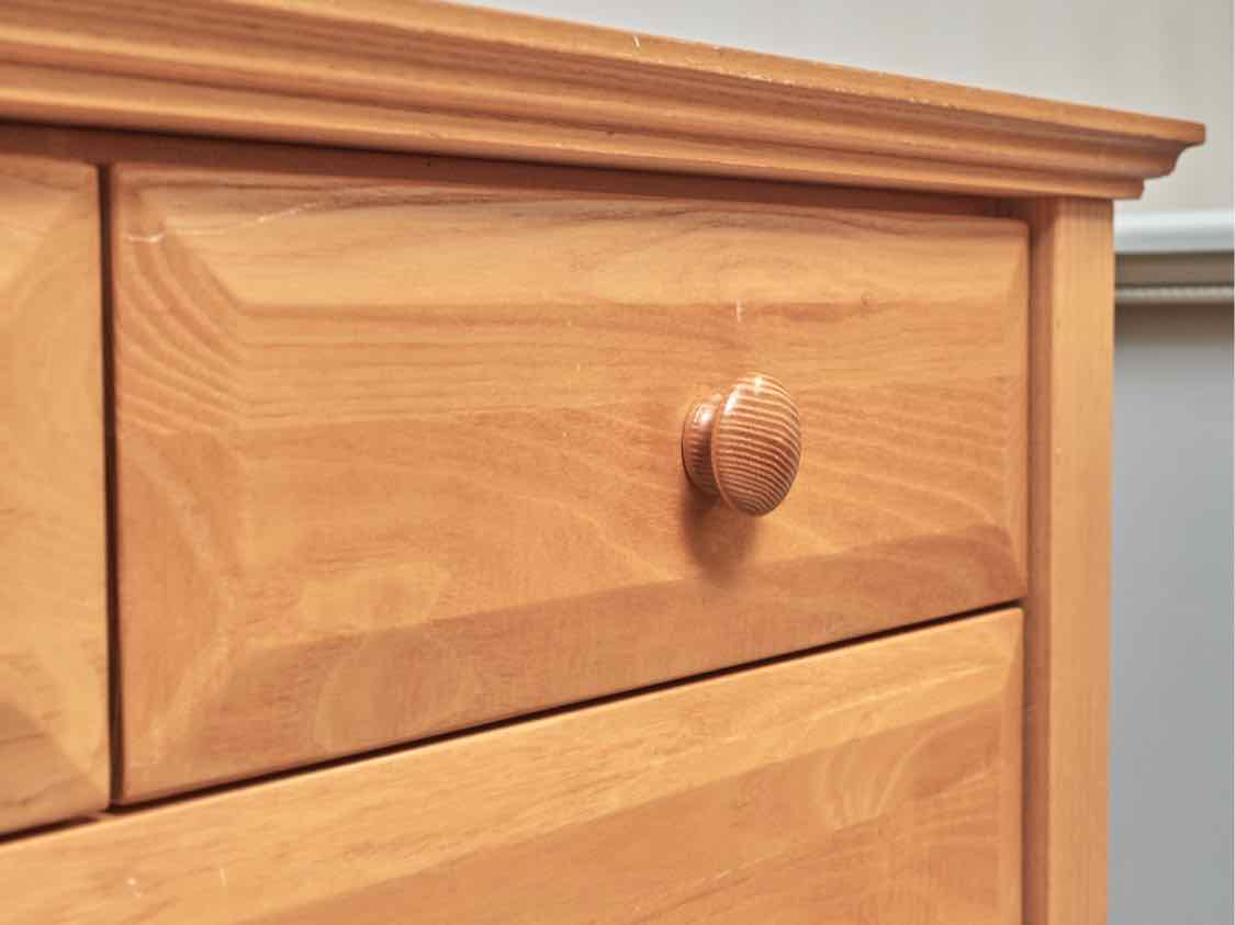 Vermont Tubbs Oak 10 Drawer 3 Drawer Glove Box  Dresser & Mirror