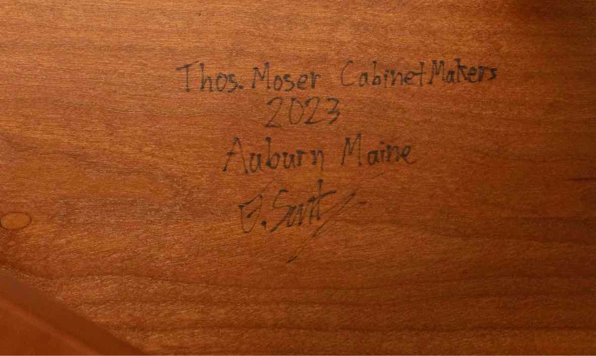 Thomas Moser Natural Cherry Round  Accent Table