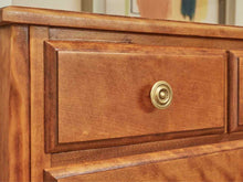 Solid Birch Six Drawer Dresser in Honey Finish