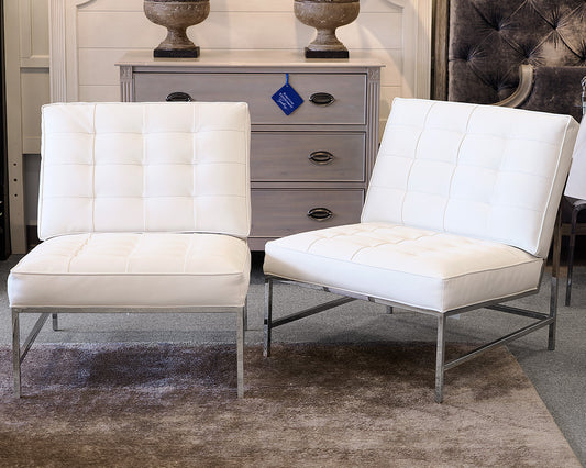 Pair of MG+BW Barcelona Style Chairs