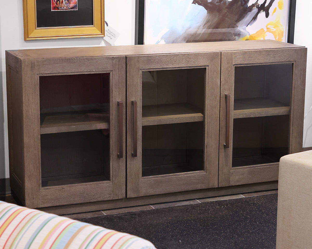 Restoration Hardware Oak Credenza