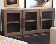 Restoration Hardware Oak Credenza