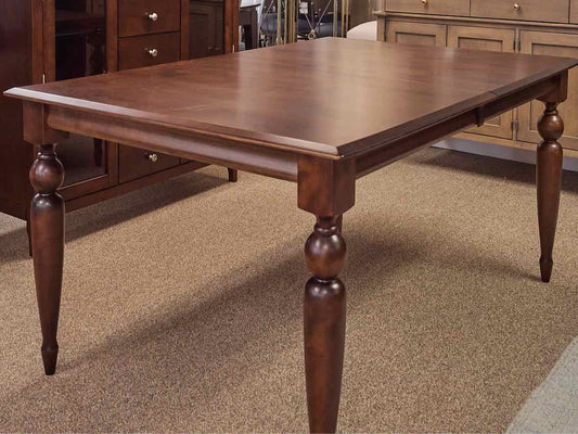 Bermex Birch Wood Table in Coffe Finish with 2 Leaves