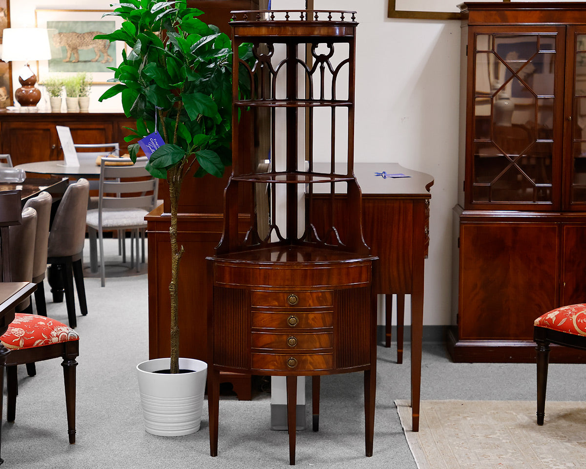 Antique Corner Shelf