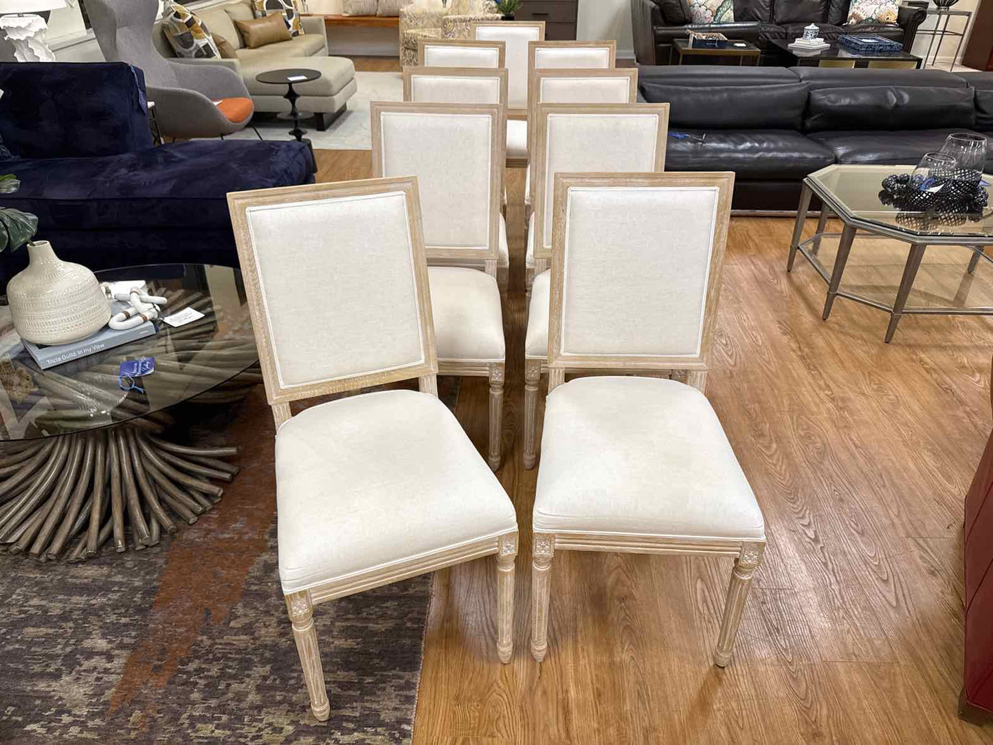 Set Of 9 Wisteria 'Chateau' Dining Chairs