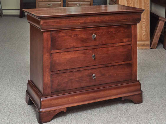 Nichols & Stone Cherry  Louis Phillip Style 4 Drawer Nightstand