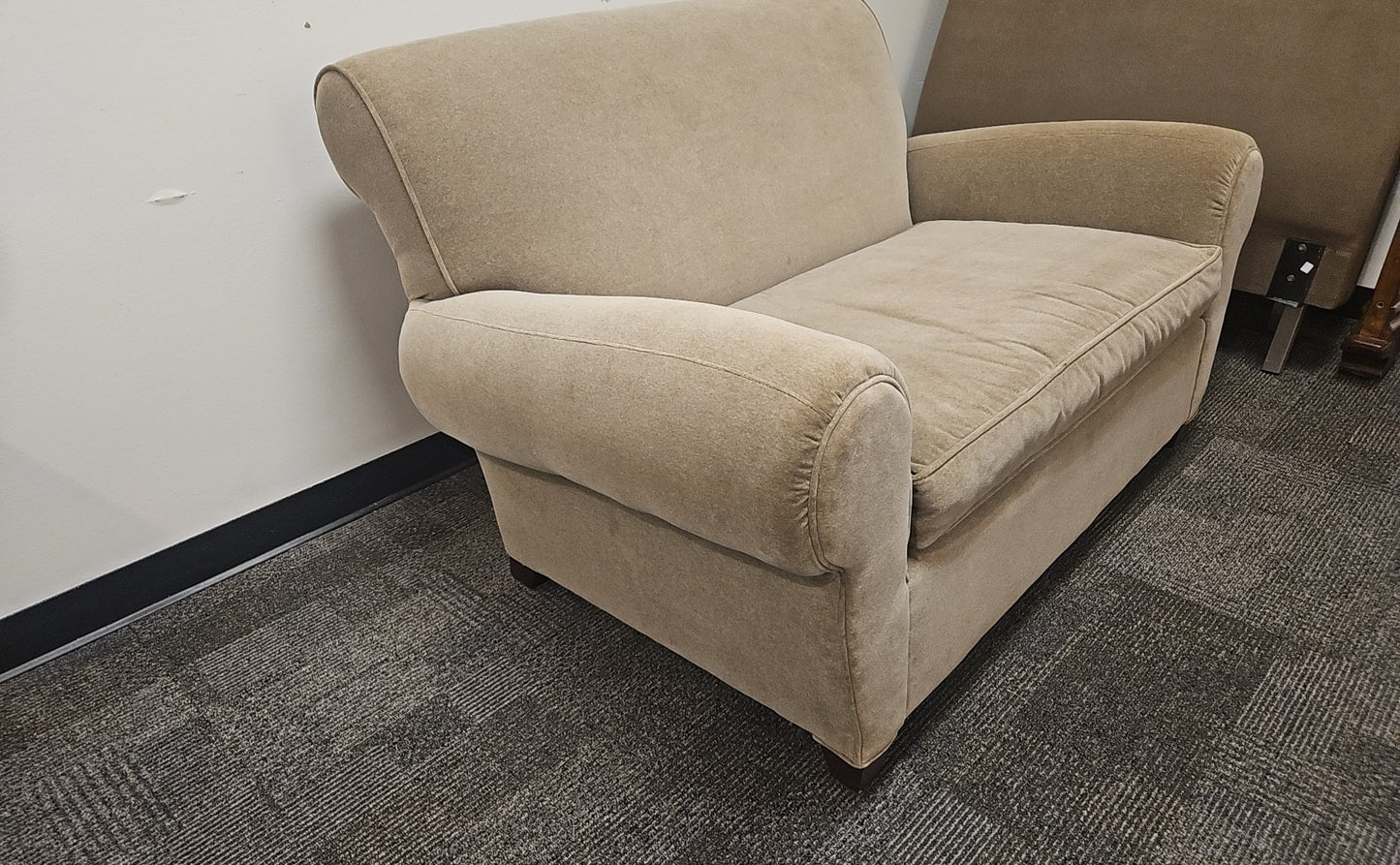 Mitchell Gold for Pottery Barn Microfiber Loveseat