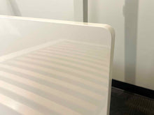 White Lacquer Platform Queen Bed