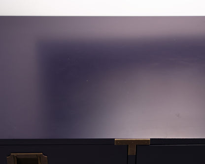 Crate & Barrel Navy Desk