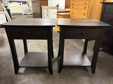 Pair of Circle Furniture Nightstands in Espresso