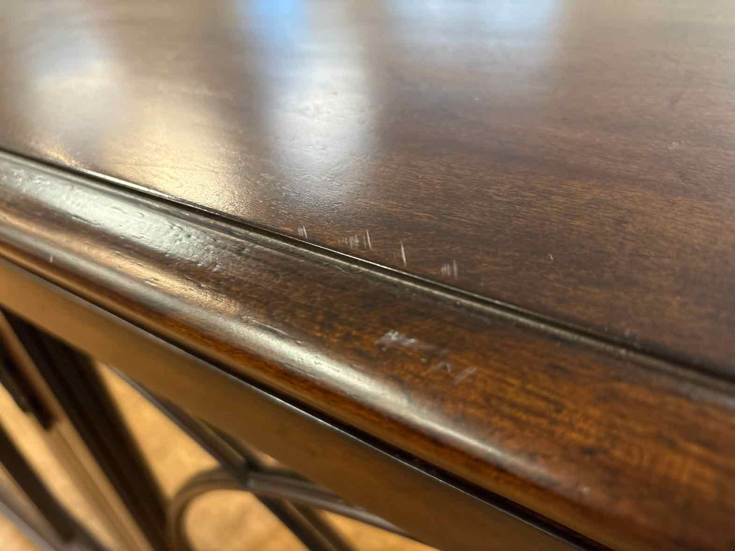 Ethan Allen 4-Door Espresso Console