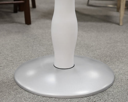 Roche Bobois Atena Glass Top and White Murano Pedestal Dining Table