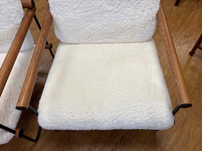 West Elm Pair of 'Ross' Chairs
