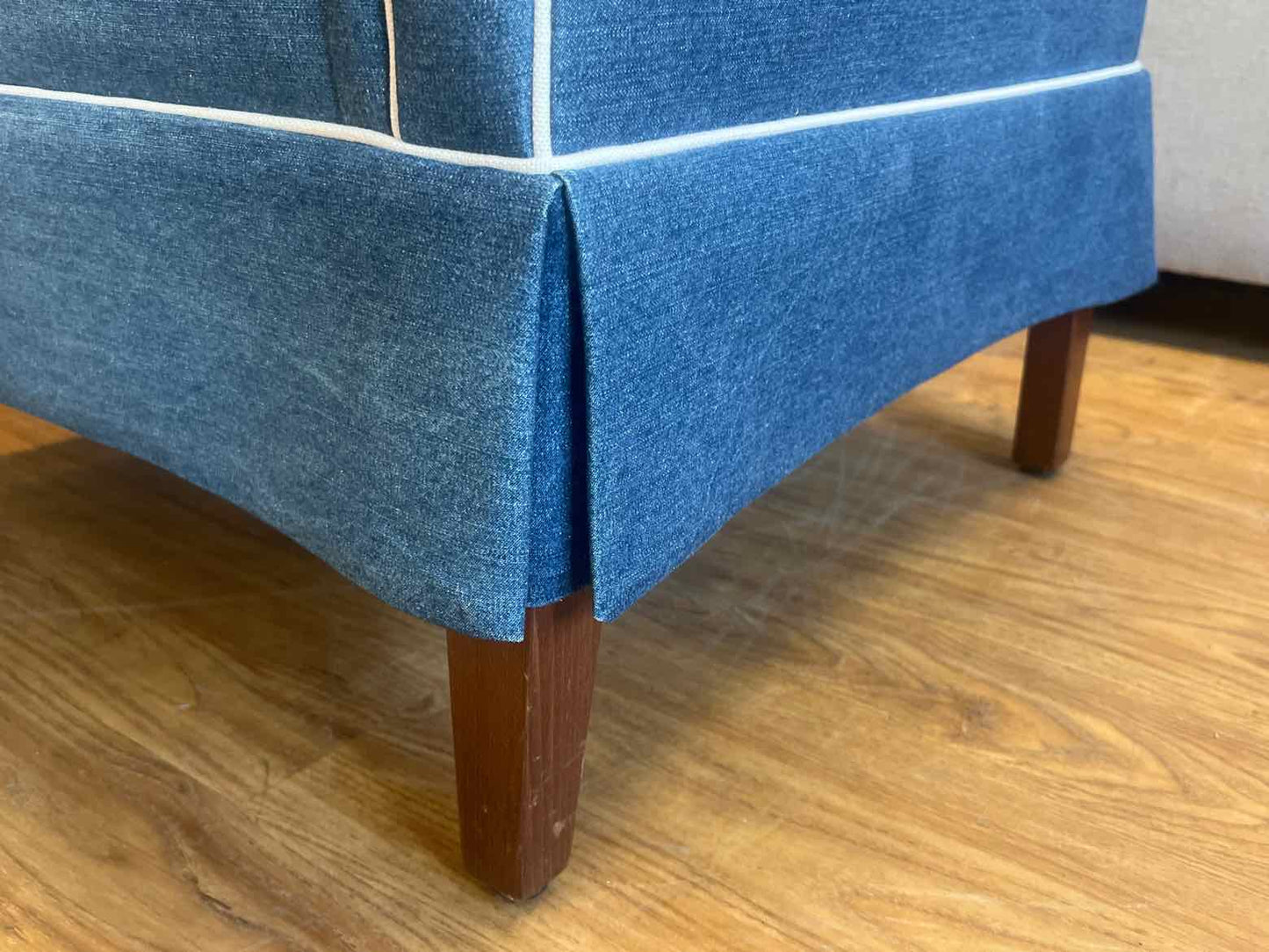 Pair of Denim Blue Ethan Allen Chairs