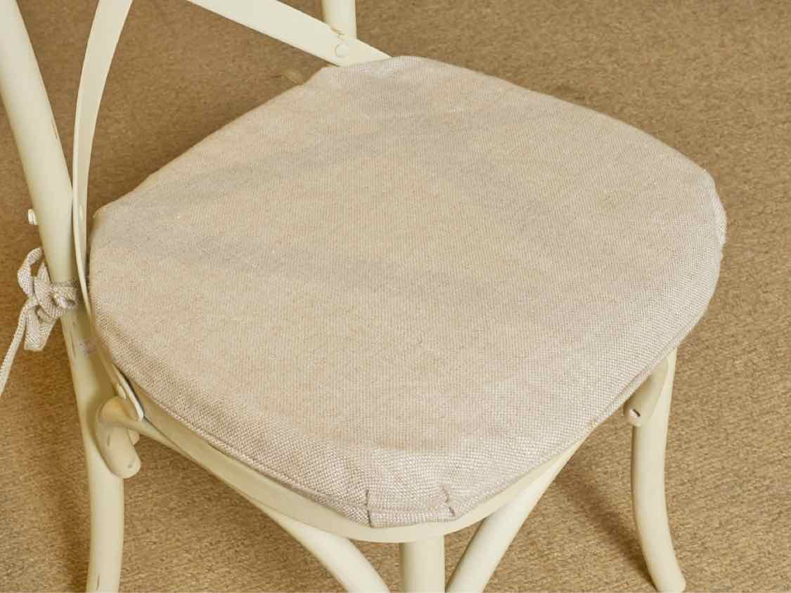 Set of 4 RH 'Madeline' Ivory Bistro Dining Chairs with Cain Seats