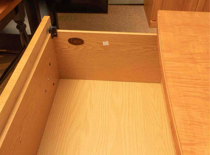 Lane Tiger Maple 2 Drawer File Cabinet (missing hanging rods)